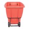 Vestil Medium Duty Tilt Truck 1 Cubic Yard 1250 lb Red TDT-100-MD-RED - alternate 8